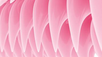 Abstract rotating shapes looking like teeth. Design. Sharp teeth of an unknown creature. video