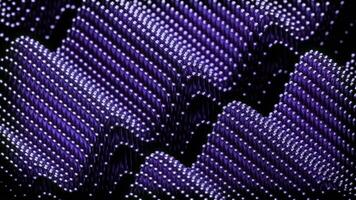 Abstract waves of metal cloud of tiny balls that fall down like rain. Design. Small falling metal particles. video