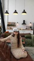 The Exciting Virtual Reality Experience Offered in a Modern Interior Setting Today video