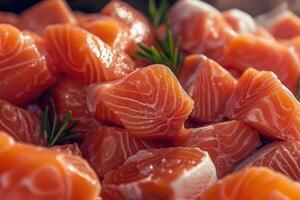 A Fresh Catch Salmon Steaks, Ready for the Grill photo