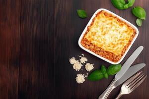 A Classic Italian Lasagna, A Hearty and Comforting Meal, Captured by Photo