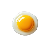 Collection of . A Single Fried Egg with a Yellow Yolk and a White Egg White, isolated on a transparency background. png