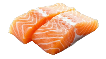 Collection of . Fresh Salmon meat, isolated on a transparency background. png