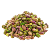 Collection of . A Pile of Pistachio Nuts with Green Shells, isolated on a transparency background. png