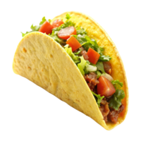un taco con un tortilla en eso y un tortilla con un verde lechuga en él. png