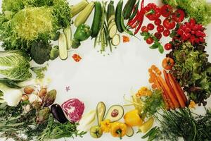 Fresh Broccoflower. A Nutritious Leaf Vegetable for Healthy Cuisine and Whole Food Diets photo