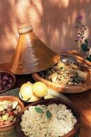 Lamb stew in a tagine photo