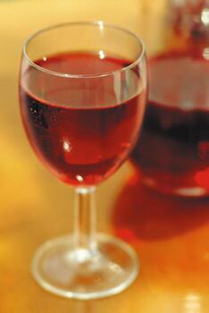 Grape juice close view background photo