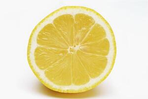 Cross Section of a Lemon, Food Photography, Close View Background photo