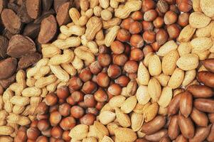 Mixed Nuts Background photo