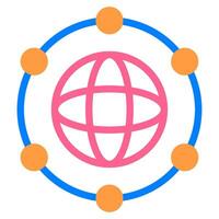 Networking icon for web, app, infographic, etc vector