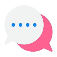 Conversation icon for web, app, infographic, etc vector
