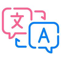 Translation icon for web, app, infographic, etc vector