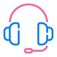 Headset icon for web, app, infographic, etc vector