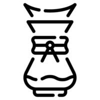 Chemex icon for web, app, infographic, etc vector