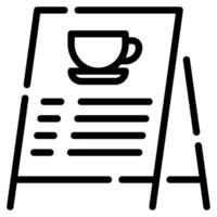 Coffee Menu icon for web, app, infographic, etc vector