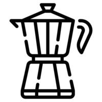 Moka Pot icon for web, app, infographic, etc vector