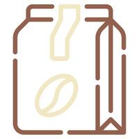 Coffee Bag icon for web, app, infographic, etc vector