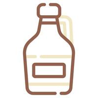 Syrup Bottle icon for web, app, infographic, etc vector