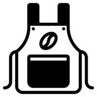 Barista Apron icon for web, app, infographic, etc vector