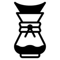 Chemex icon for web, app, infographic, etc vector