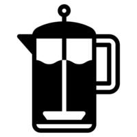 French Press icon for web, app, infographic, etc vector