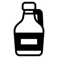Syrup Bottle icon for web, app, infographic, etc vector