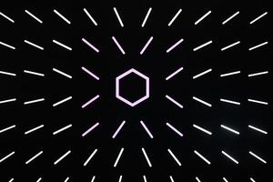Modern stylish texture. Abstract, black background repeating with chaotic strokes. photo