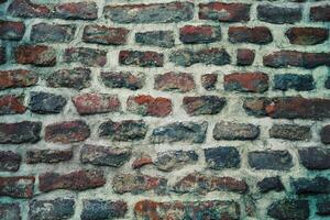 Background of stone and brick wall photo