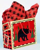 Red Art Sleeve Bag Featuring a Mammal in a Rectangle Design photo