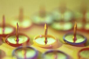 Sharp Tacks in Vibrant Colors photo
