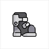 A pair of boots on a white background vector