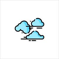 Clouds icon illustration vector