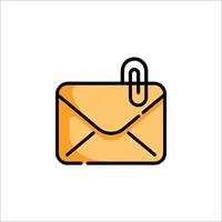 Email envelope icon illustration vector