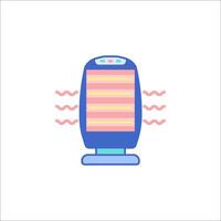 A flat icon of a hair dryer vector