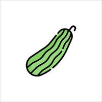 A cucumber icon on a white background vector