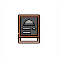 A menu icon on a white background vector