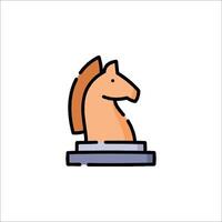 Chess icon illustration vector