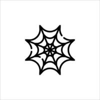 Spider web icon on white background vector