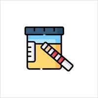A jar with a thermometer and a thermometer vector