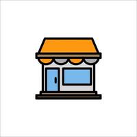 A store icon on a white background vector