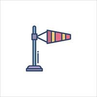 A windmill icon on a white background vector
