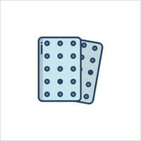 Pills pills icon isolated on white background vector