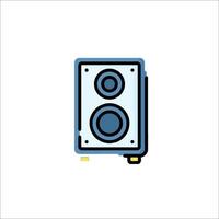 A speaker icon on a white background vector