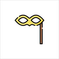 A mask icon on a white background vector