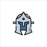 A spartan helmet icon on a white background vector