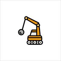 A crane icon on a white background vector