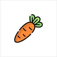 Carrot icon illustration vector