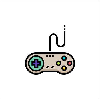 A game controller icon on a white background vector