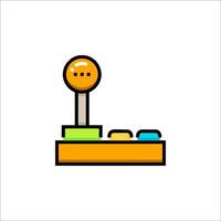 A game controller icon on a white background vector